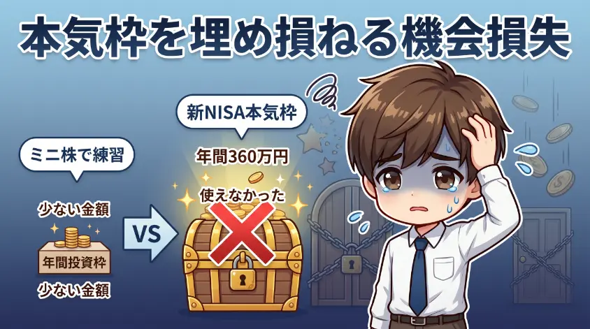 3.5　パターン⑤：機会損失　本気枠（新NISA）を埋め損ねる
