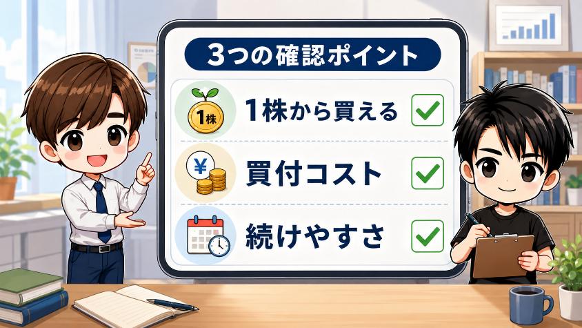 5.2 損しないための証券会社選び・3つのチェック点