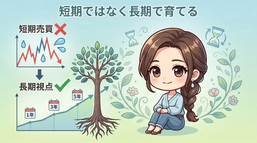4.2　鉄則②：時間軸の管理　短期売買ではなく「長期視点」
