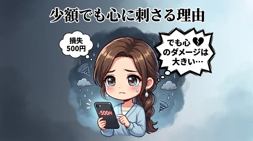 2.　なぜ少額なのに「失敗した」と感じるのか　失敗の心理学