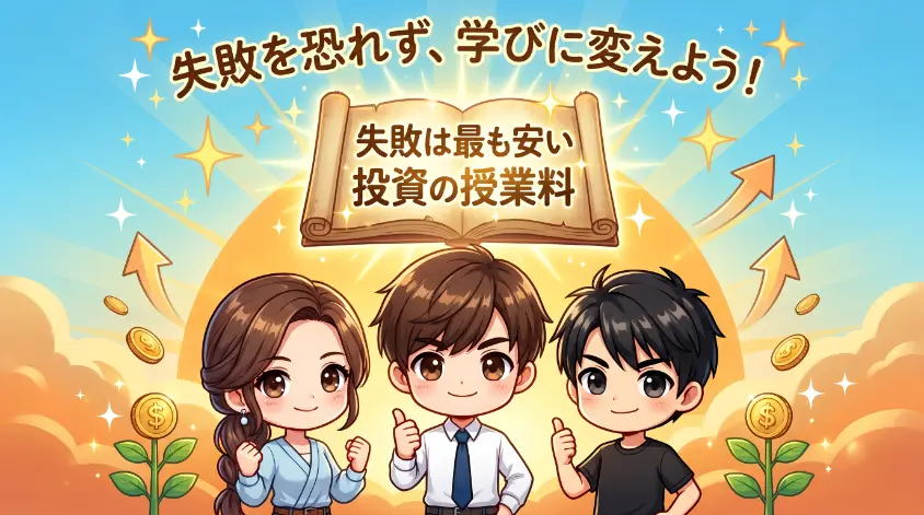 7.　まとめ　ミニ株での失敗は「最も安い投資の授業料」