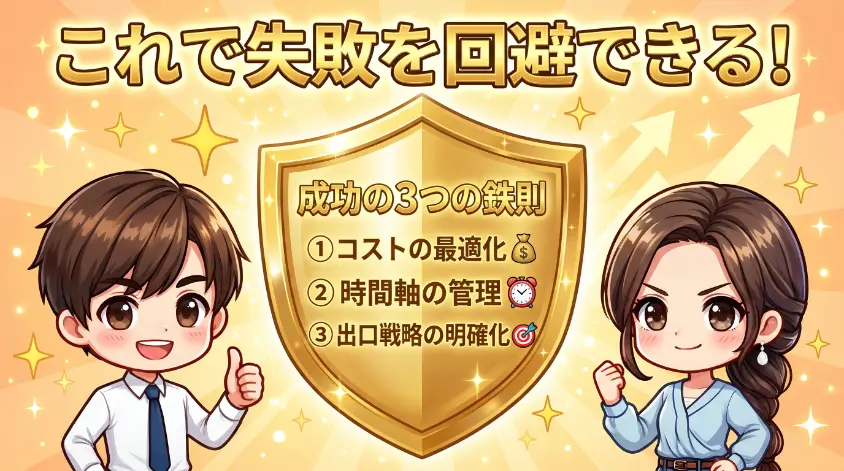 4.　失敗しないための3つの鉄則